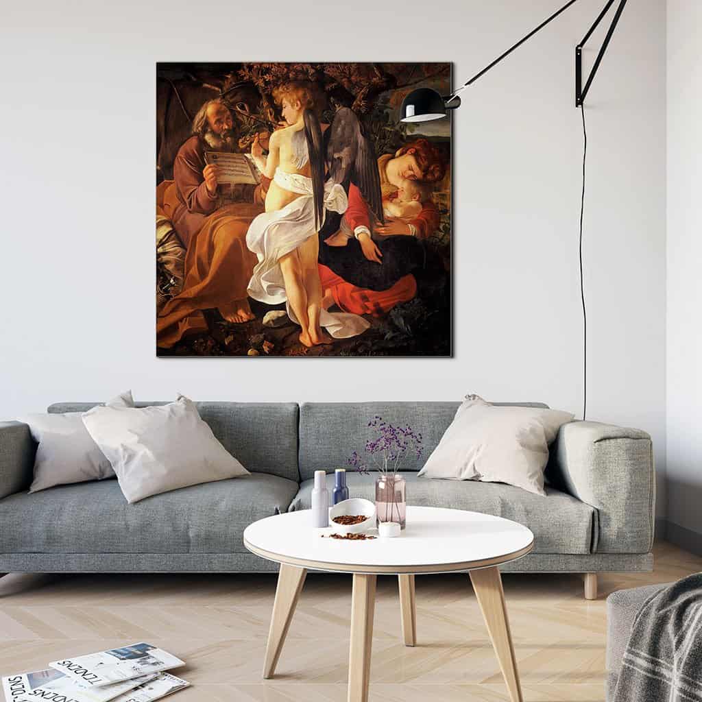 Rust op de vlucht naar Egypte (Caravaggio)