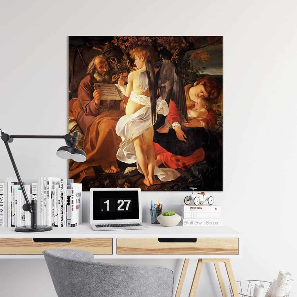 Rust op de vlucht naar Egypte (Caravaggio)
