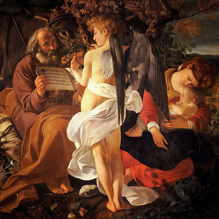 Rust op de vlucht naar Egypte (Caravaggio)
