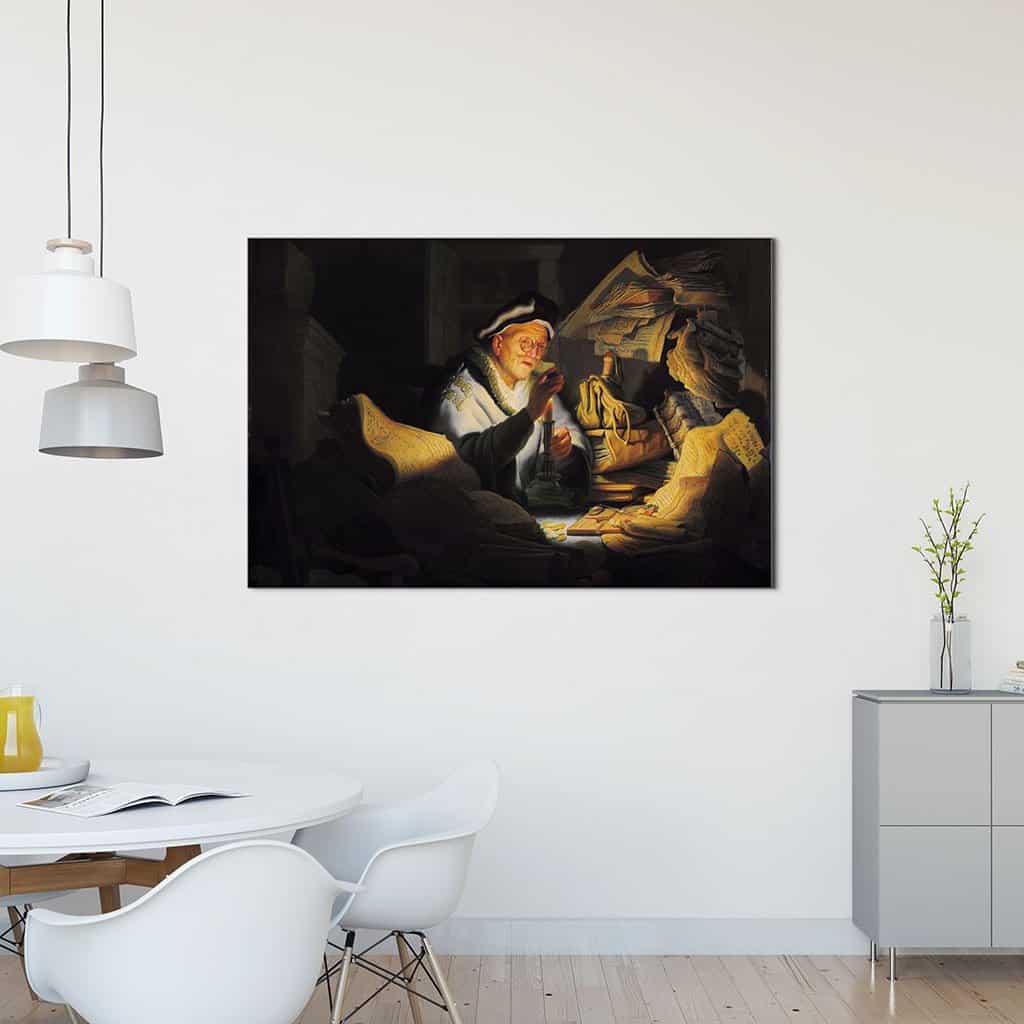 De rijke man van de gelijkenis (Rembrandt)