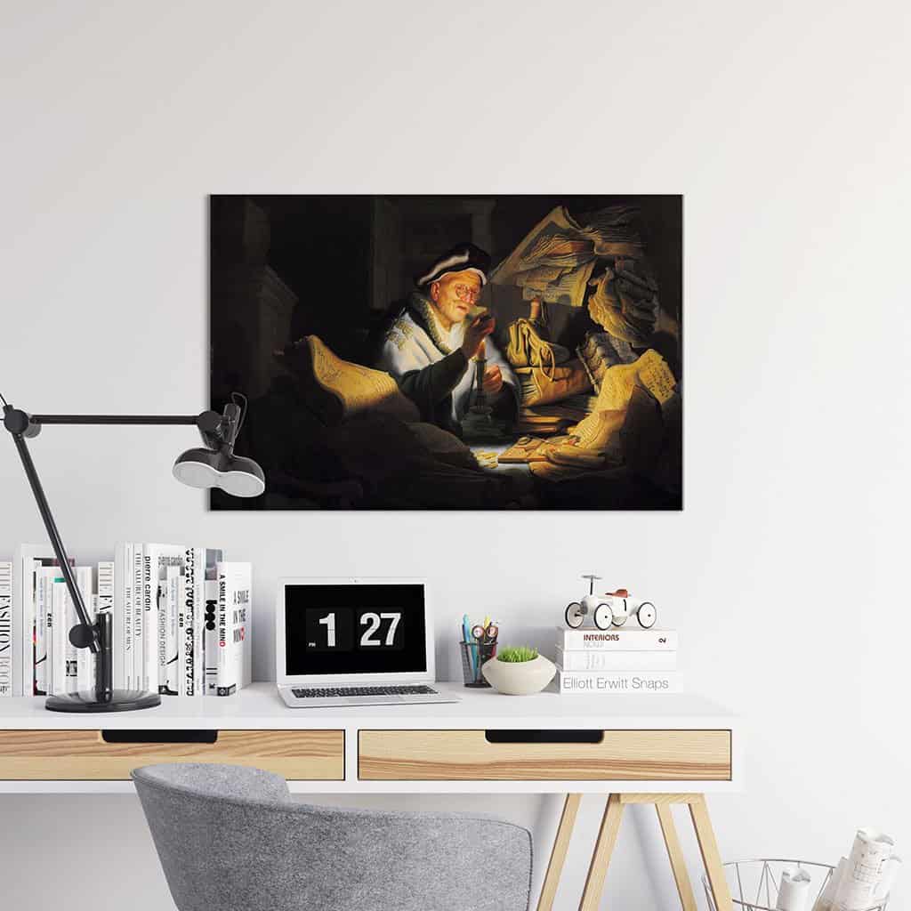 De rijke man van de gelijkenis (Rembrandt)
