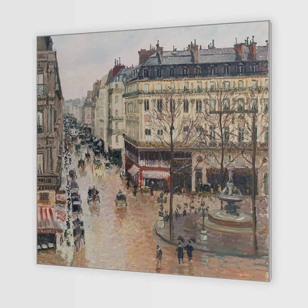 Rue Saint Honore Zonne effect Middag - Camille Pissarro