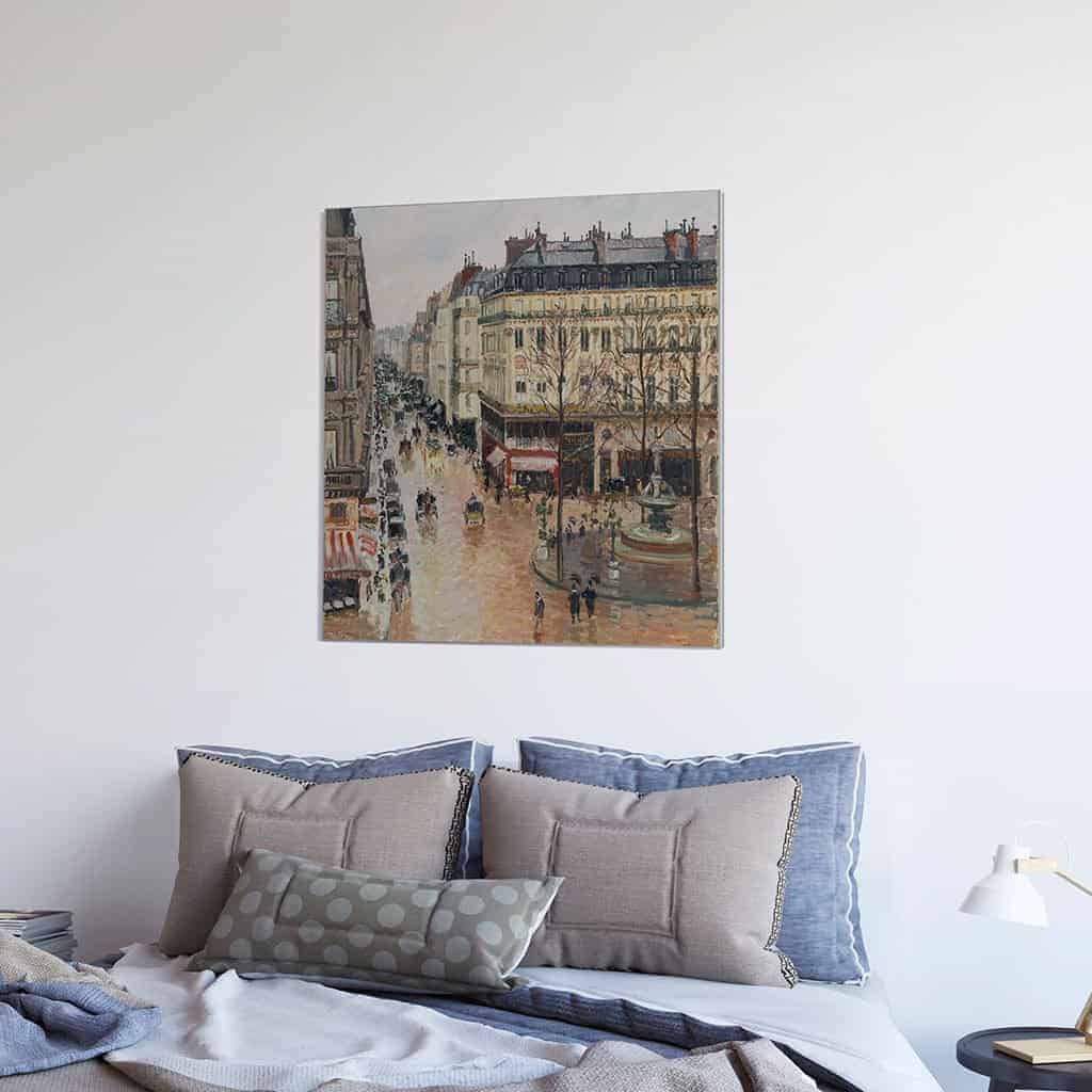 Rue Saint Honore Zonne effect Middag - Camille Pissarro