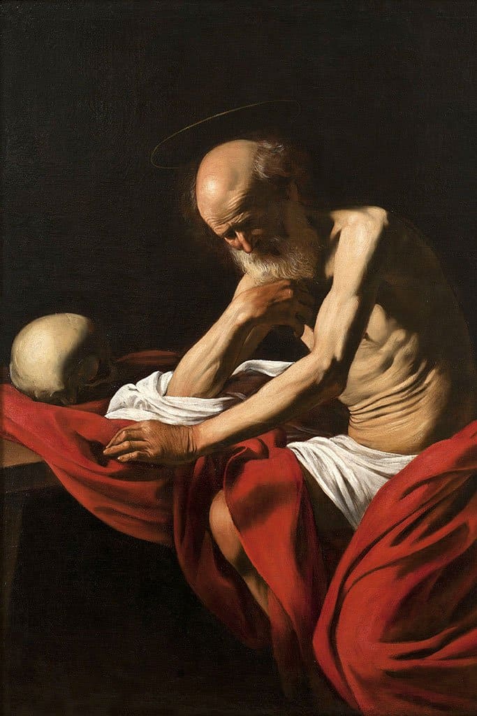 Heilige Jerome in meditatie (Caravaggio)