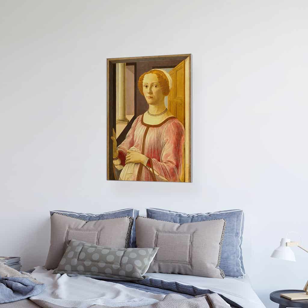 Portret van een dame bekend als Smeralda Bandinelli (Sandro Botticelli)