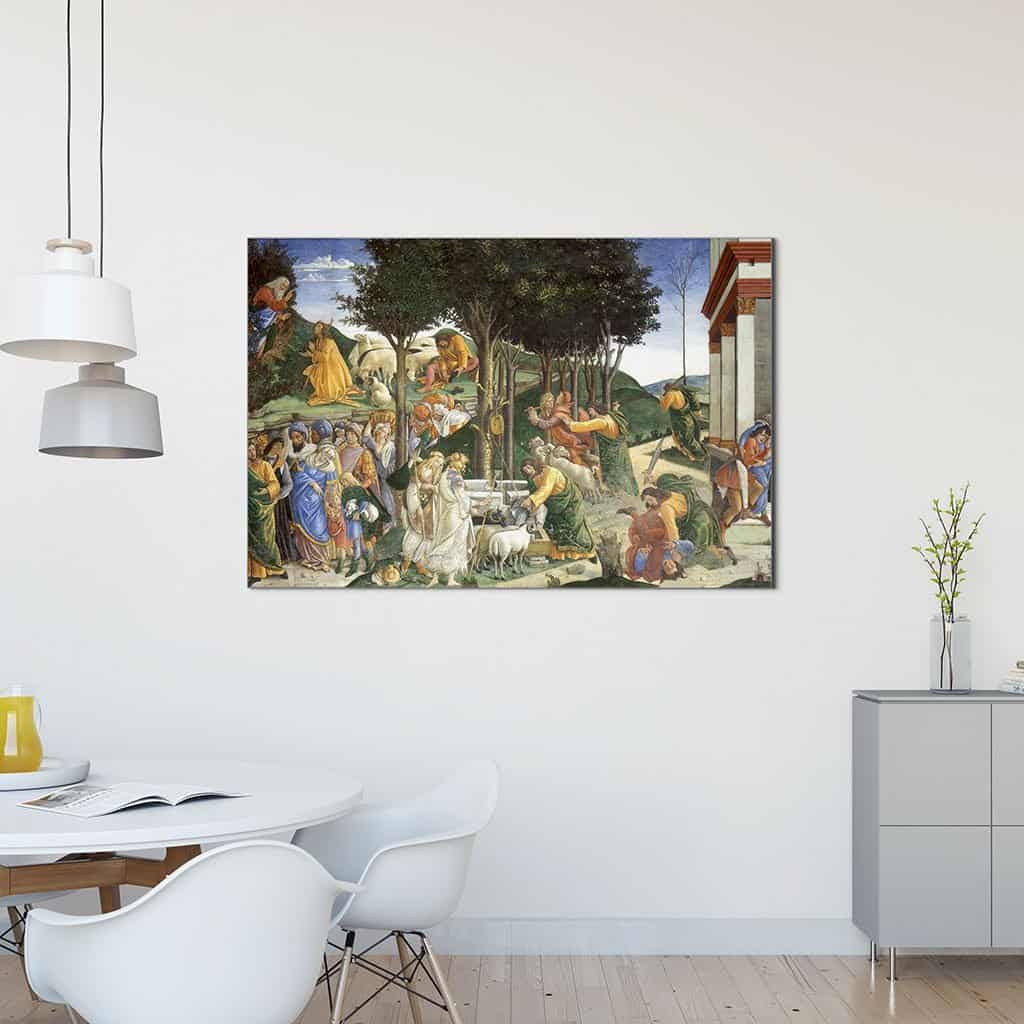 De jeugd van Mozes (Sandro Botticelli)