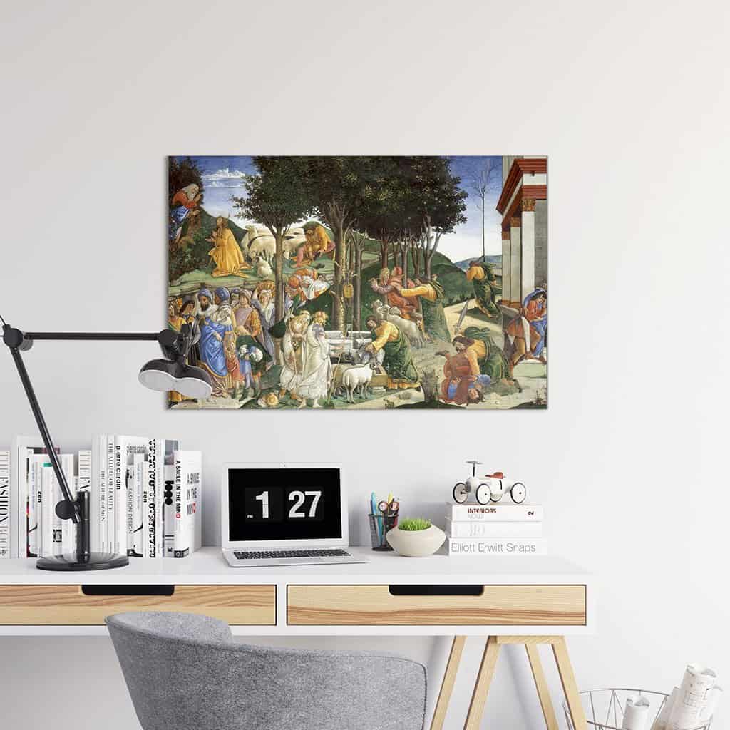 De jeugd van Mozes (Sandro Botticelli)
