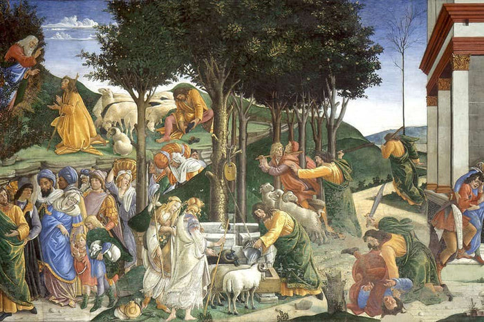De jeugd van Mozes (Sandro Botticelli)