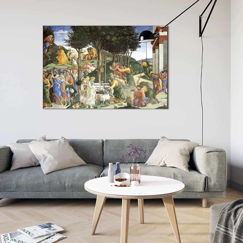 De jeugd van Mozes (Sandro Botticelli)