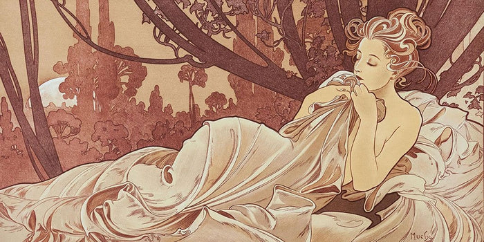 Schemering - Alphonse Mucha