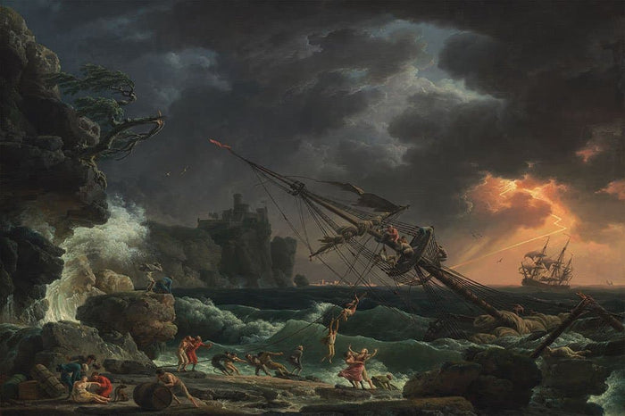 Schipbreuk - Claude Joseph Vernet