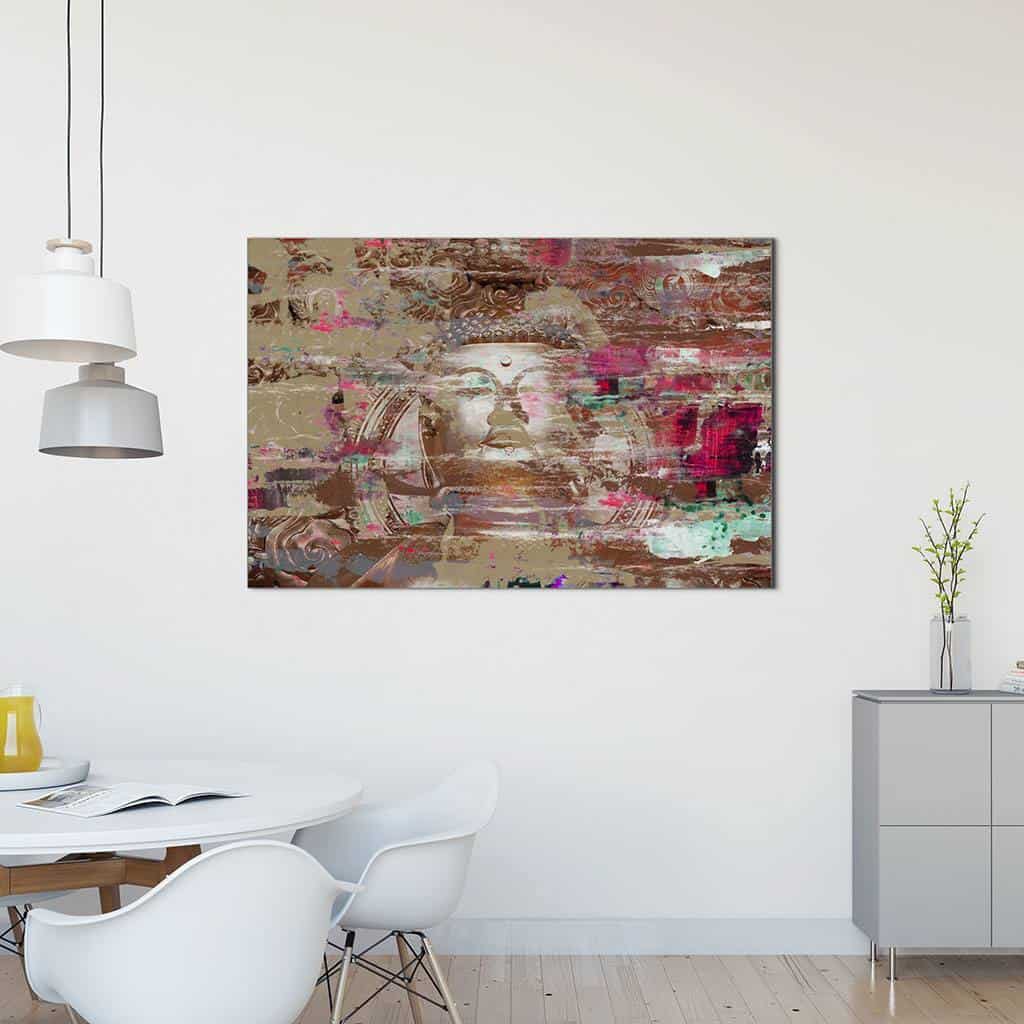 Zie door middel van Boeddha Portret