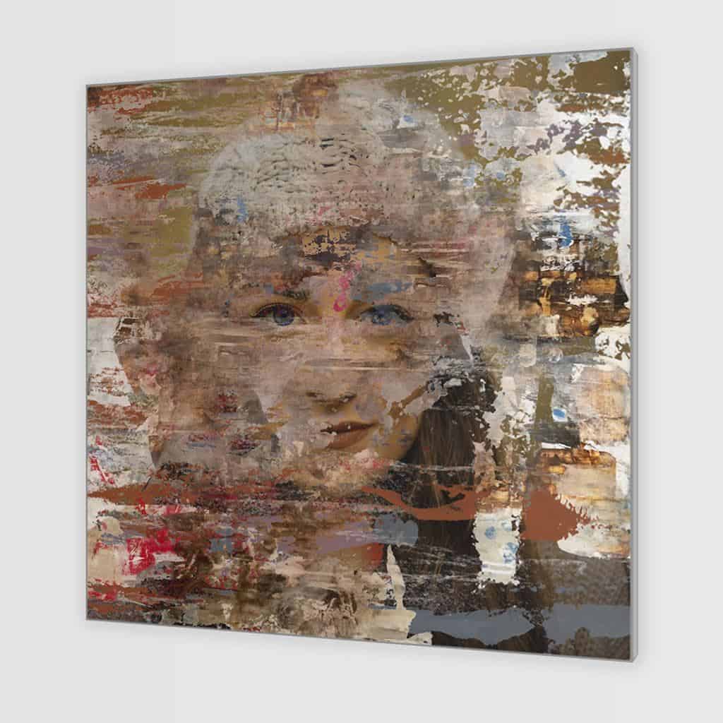 Zie door vrouw portret