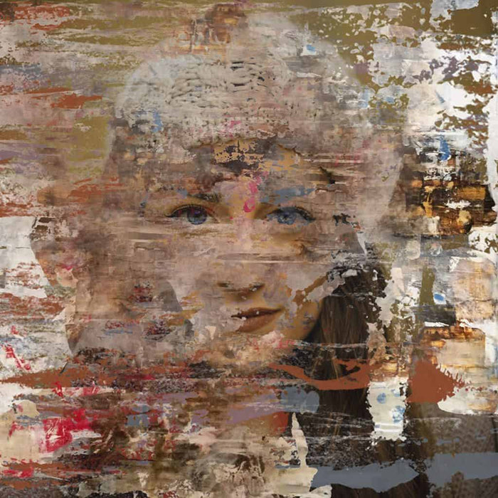 Zie door vrouw portret
