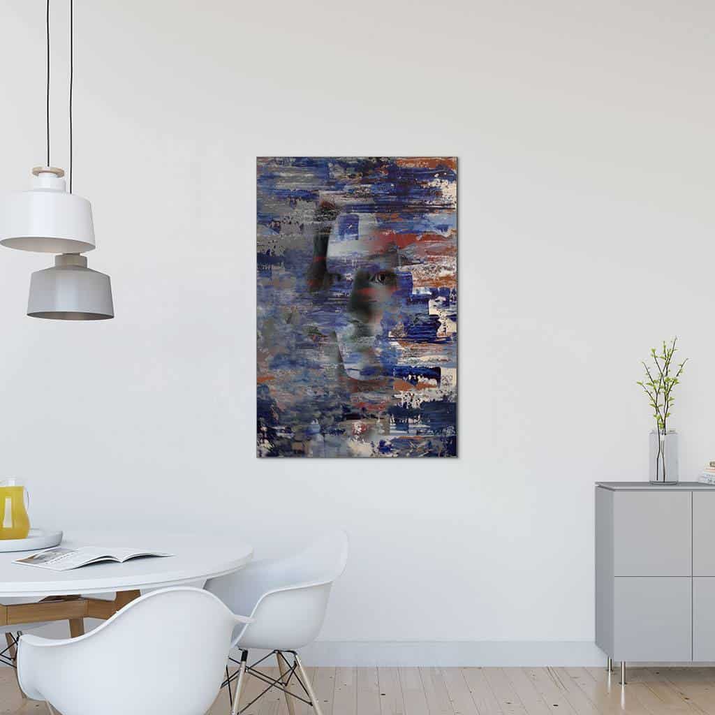 Zie door vrouw portret