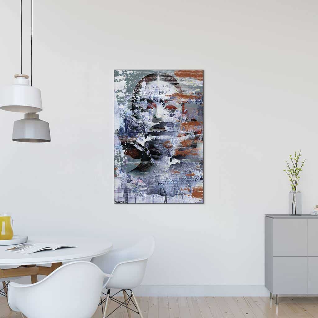 Zie door vrouw portret