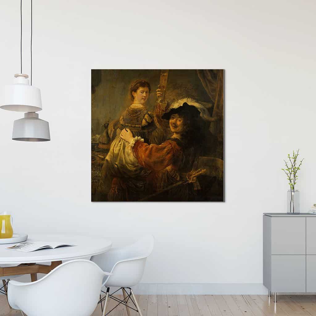 Zelfportret als de verloren zoon in de herberg (Rembrandt)