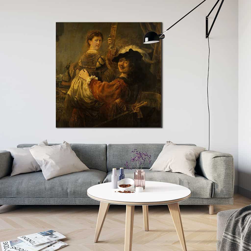 Zelfportret als de verloren zoon in de herberg (Rembrandt)