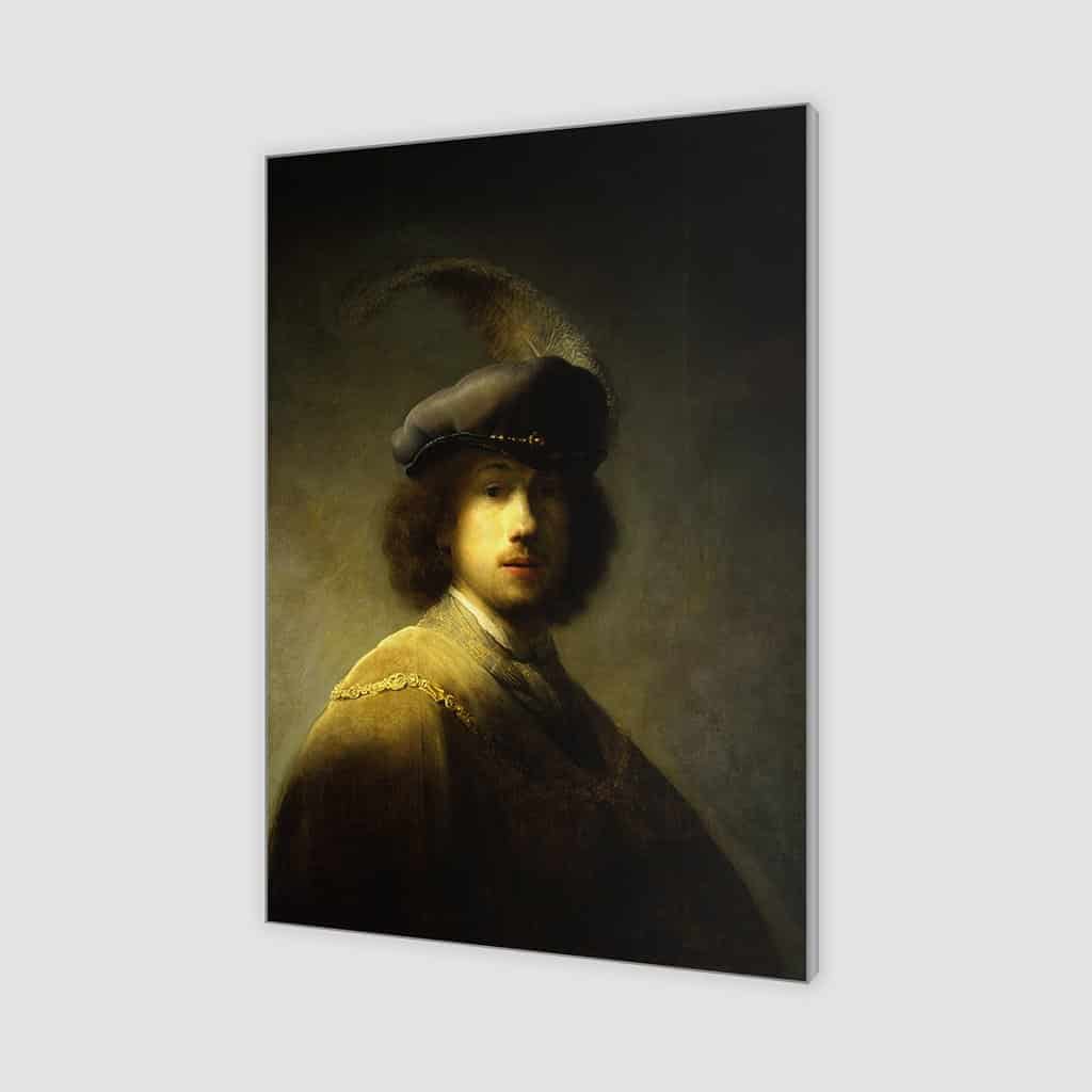 Zelfportret met pruimen baret (Rembrandt)