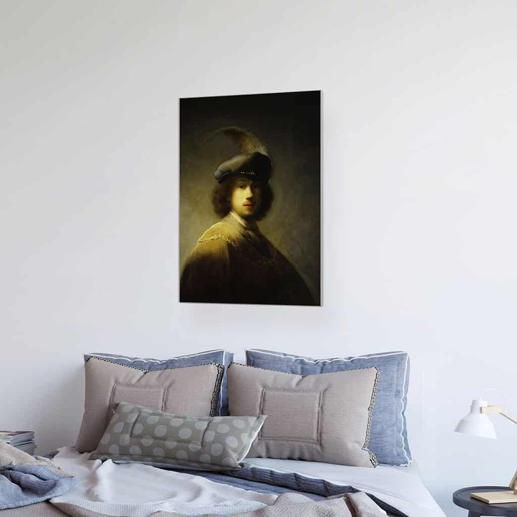 Zelfportret met pruimen baret (Rembrandt)