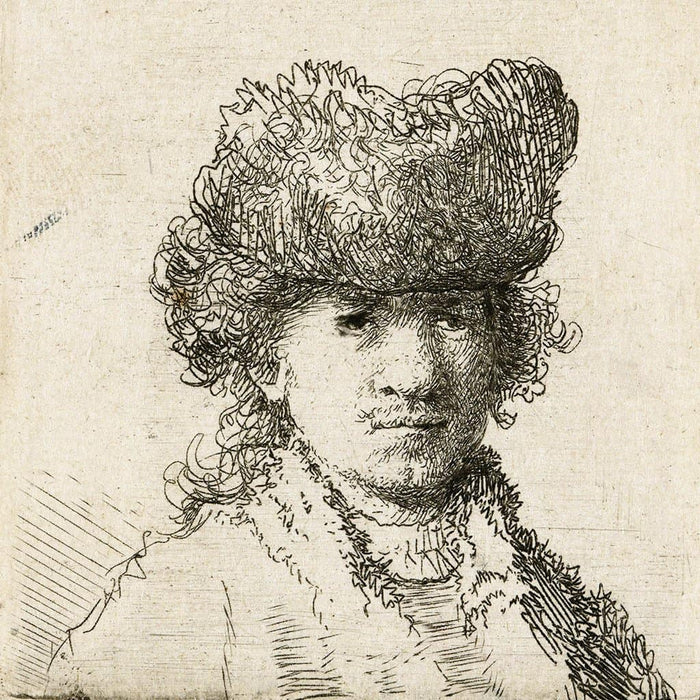 Zelfportret met bontmuts (Rembrandt)