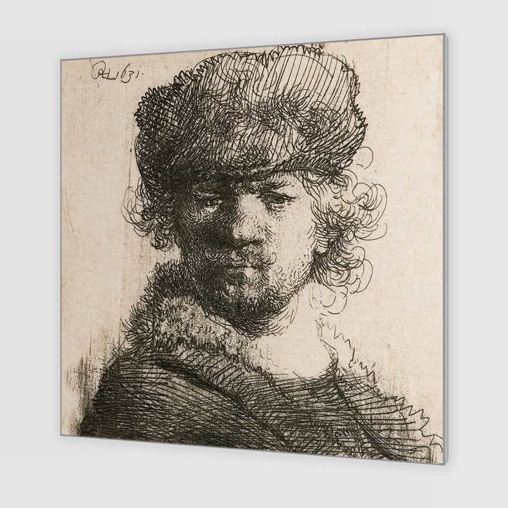 Zelfportret in een bontmuts (Rembrandt)