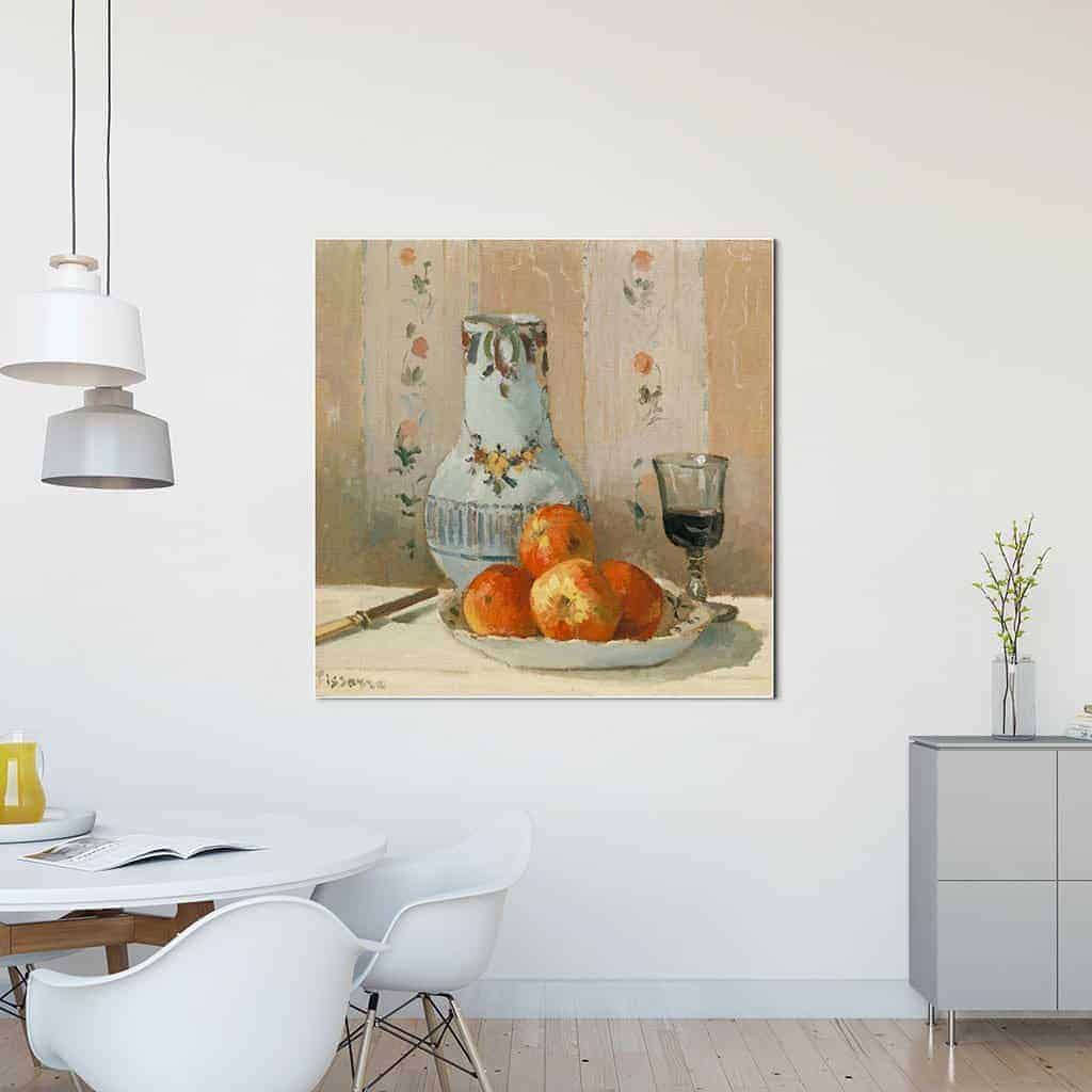 Stilleven met Appelen en Pitcher - Camille Pissarro