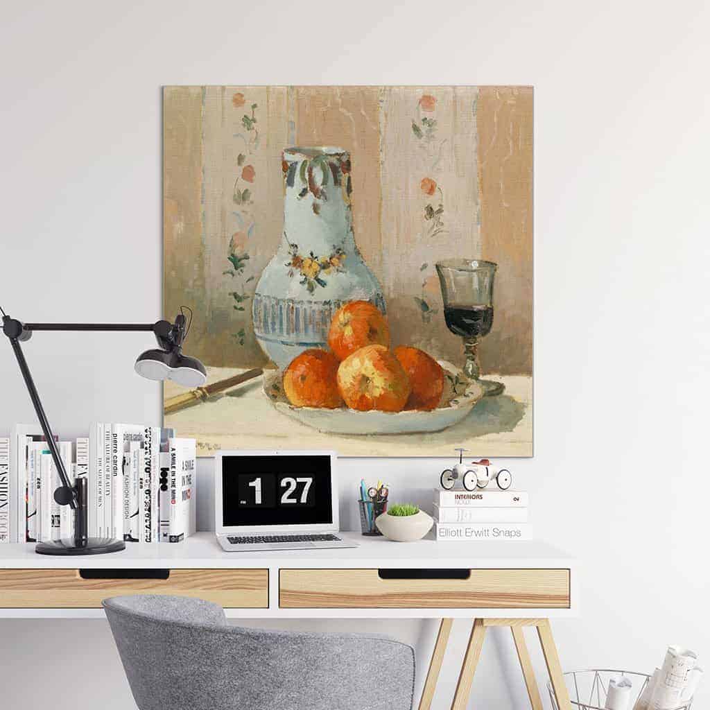Stilleven met Appelen en Pitcher - Camille Pissarro