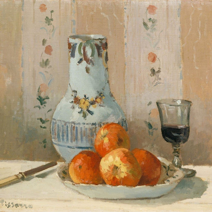 Stilleven met Appelen en Pitcher - Camille Pissarro