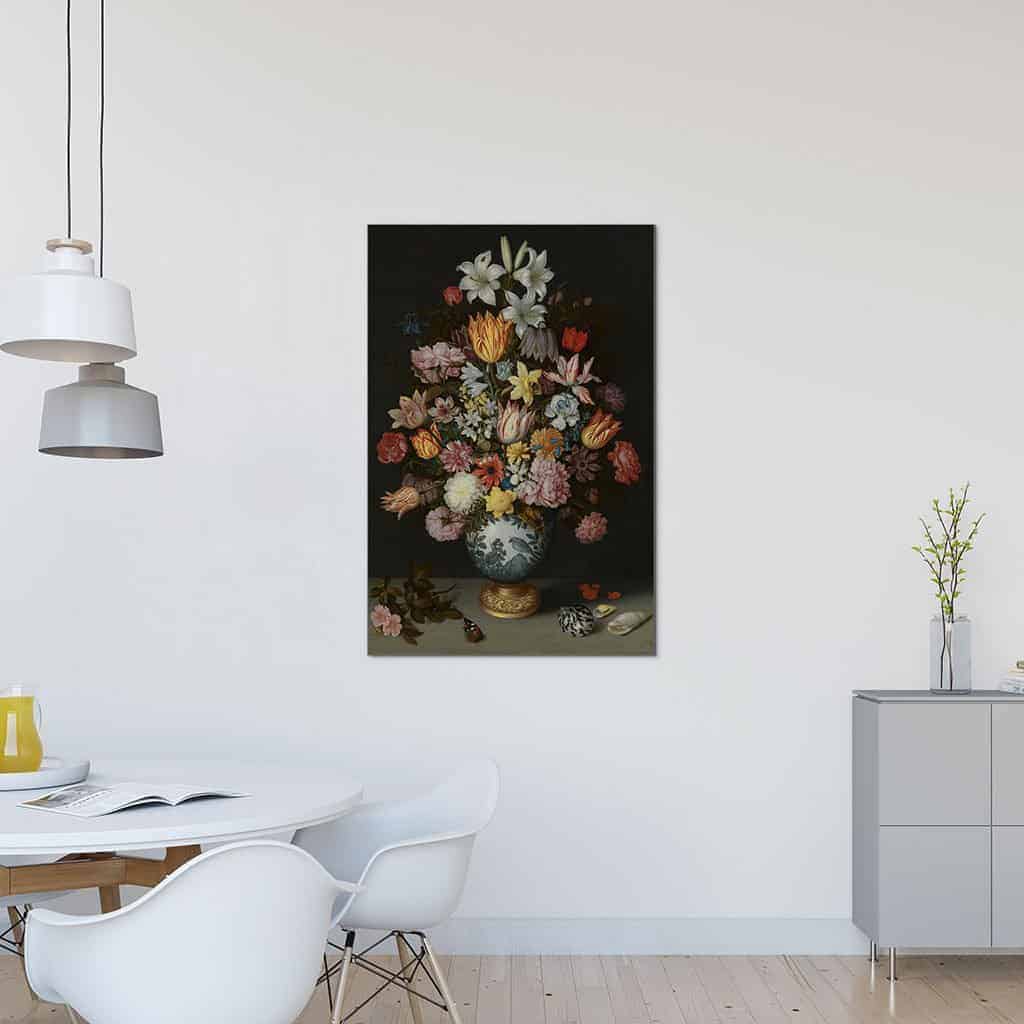Stilleven met Bloemen in een Wan Li Vaas - Ambrosius Bosschaert de Oude