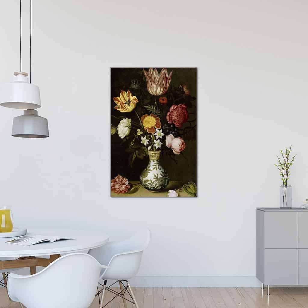 Stilleven met bloemen in een Wan li Vaas ll - Ambrosius Bosschaert de Oude
