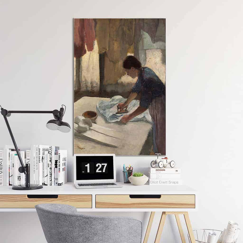 Strijkende vrouw - Edgar Degas