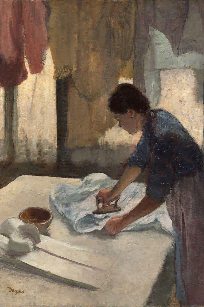 Strijkende vrouw - Edgar Degas