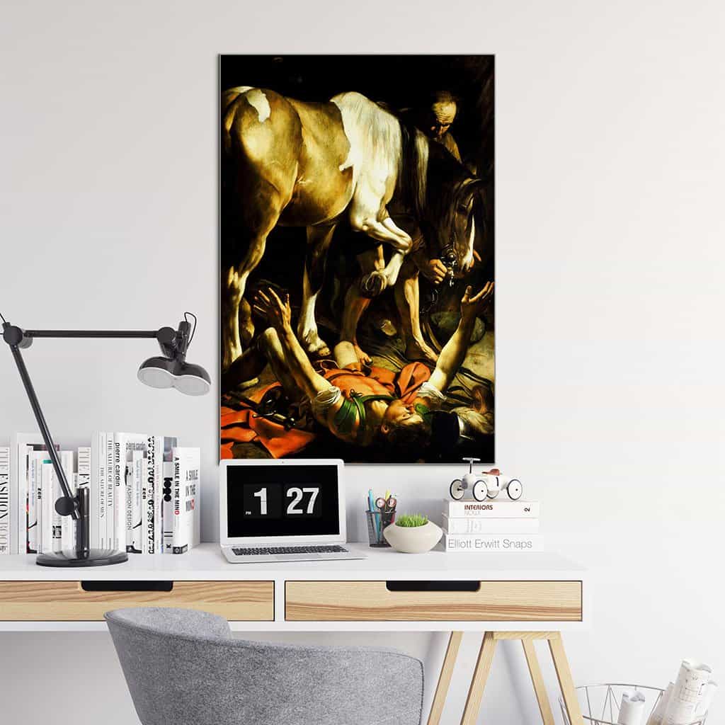 De omzetting op de manier aan Damascus (Caravaggio)