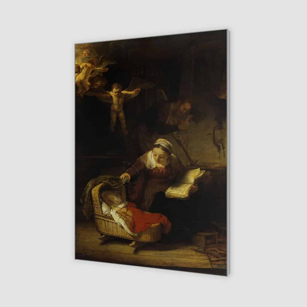 De Heilige familie met engelen (Rembrandt)