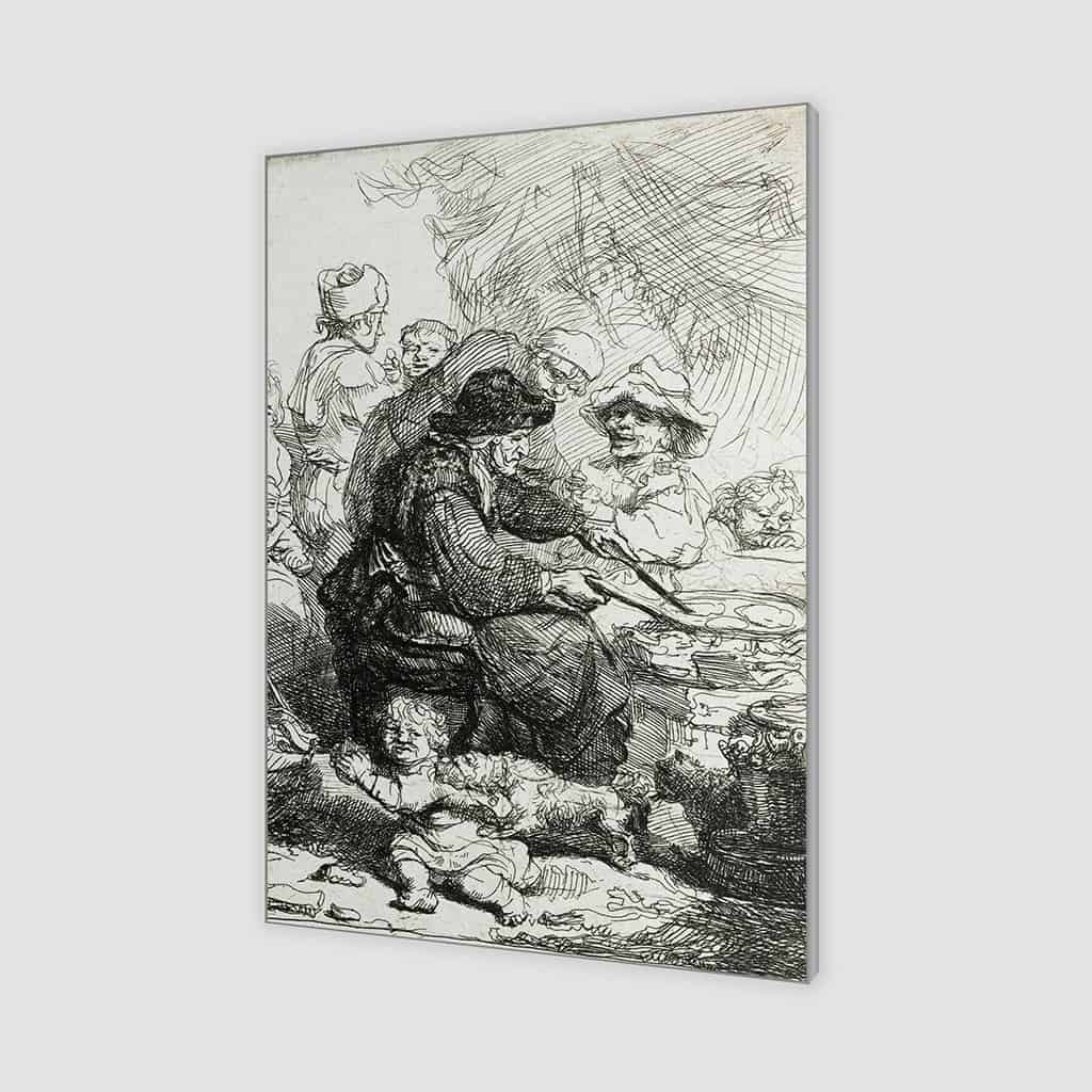 De pannenkoekenbalster - Rembrandt