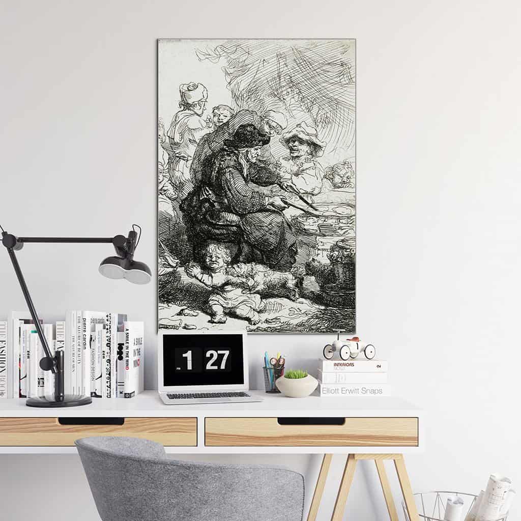 De pannenkoekenbalster - Rembrandt