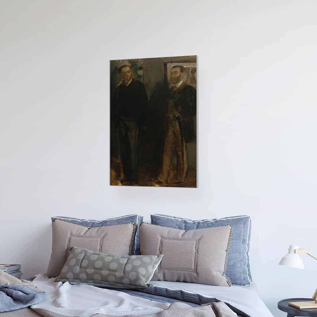 Twee mannen - Edgar Degas