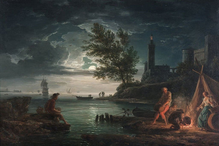 Vier Tijden van de Dag Nacht - Claude Joseph Vernet