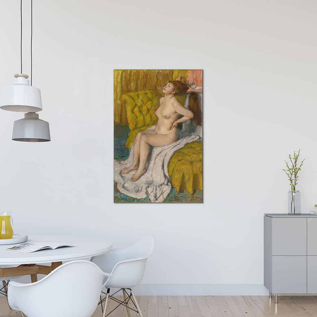 Vrouw met haar haar gekamd - Edgar Degas