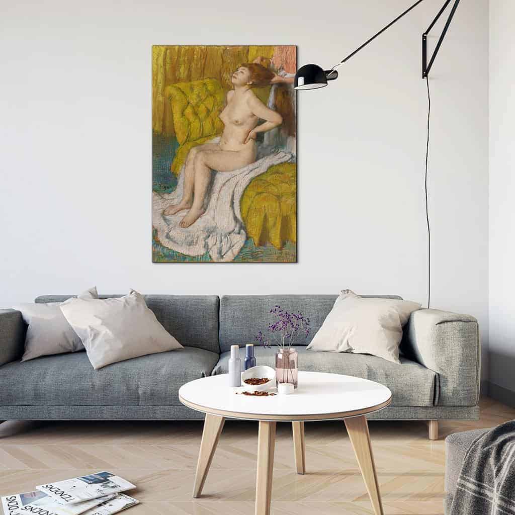 Vrouw met haar haar gekamd - Edgar Degas