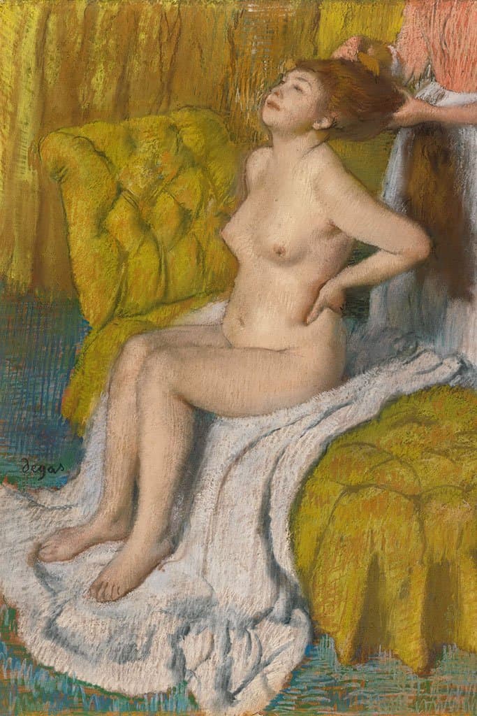 Vrouw met haar haar gekamd - Edgar Degas