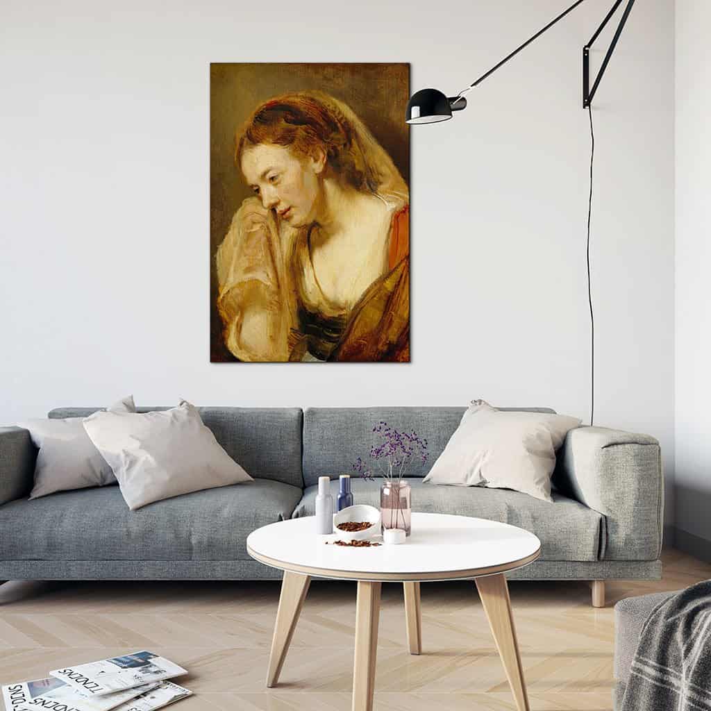 Huilende vrouw - Rembrandt