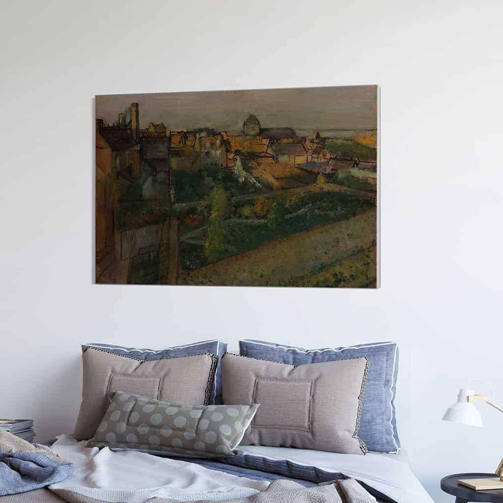Weergave van Saint Valery sur Somme - Edgar Degas