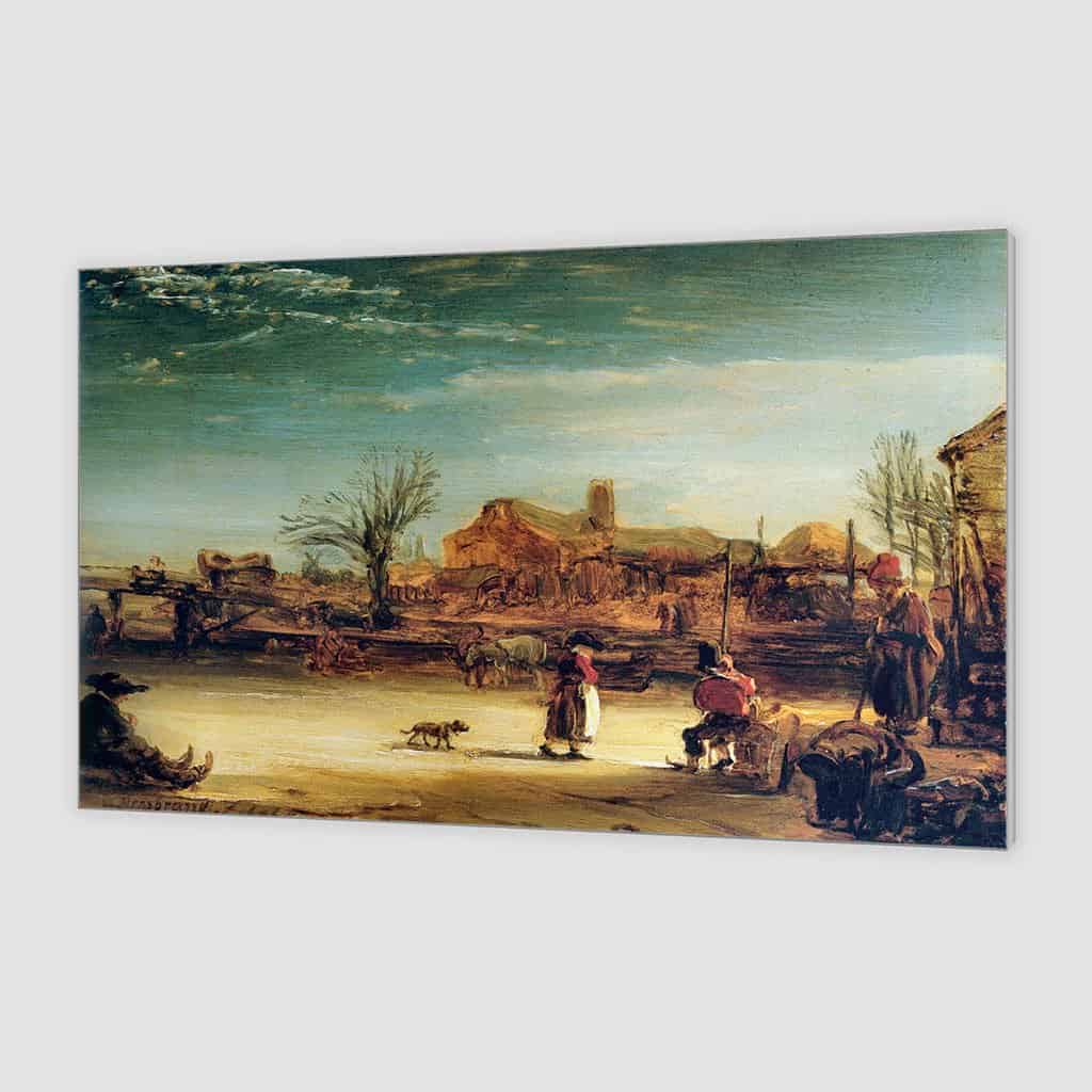 Winterlandschap - Rembrandt