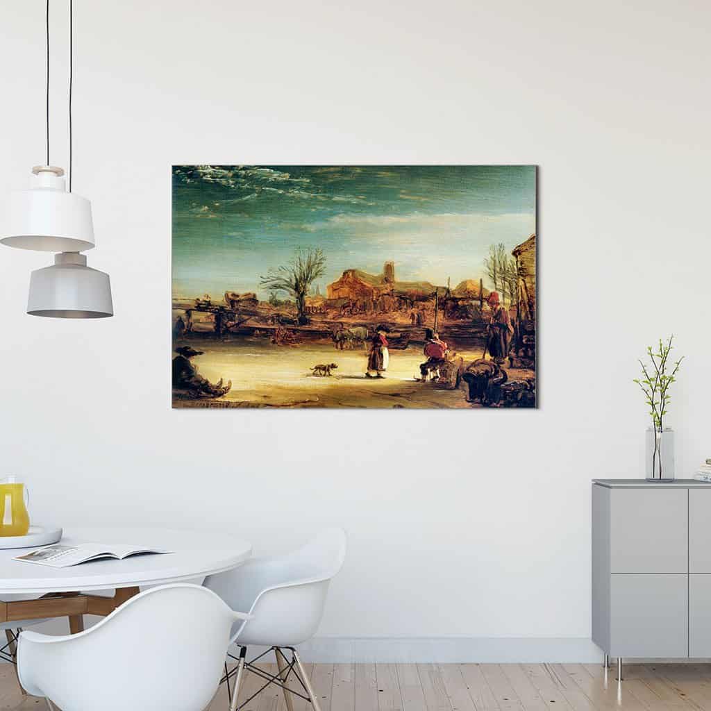 Winterlandschap - Rembrandt