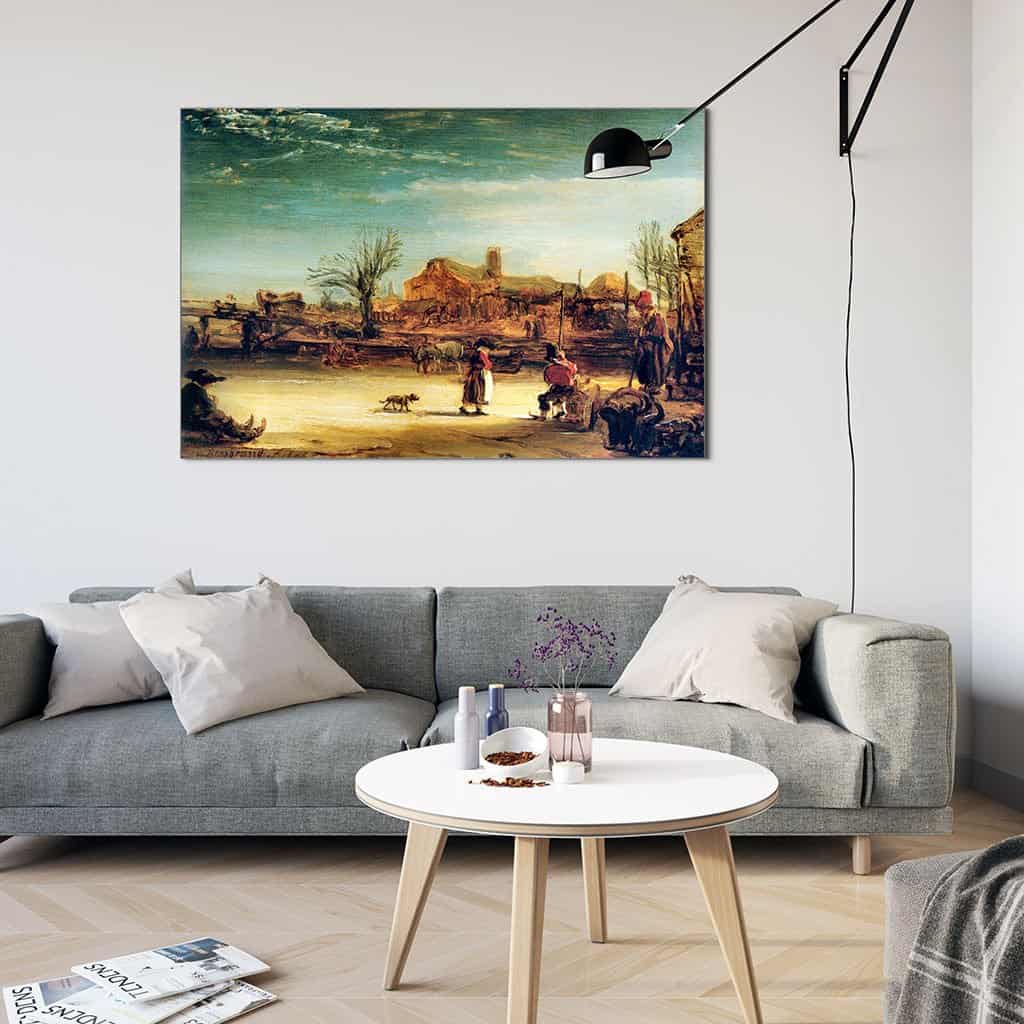 Winterlandschap - Rembrandt