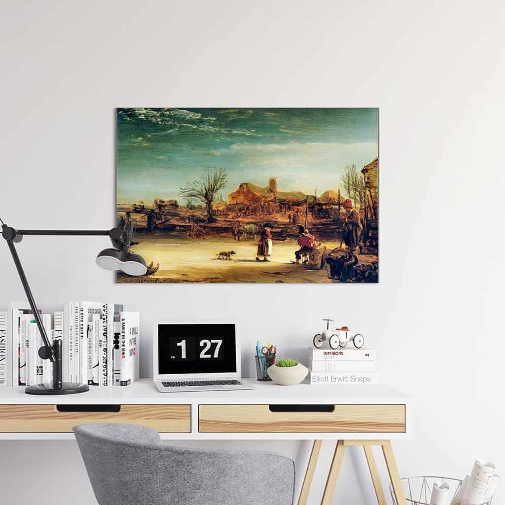 Winterlandschap - Rembrandt