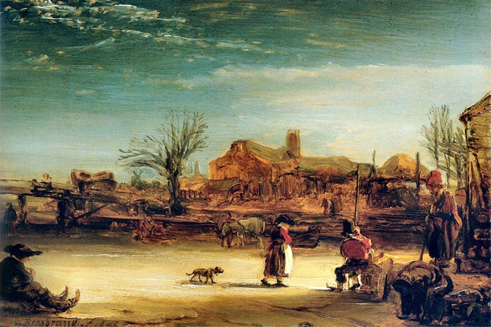 Winterlandschap - Rembrandt