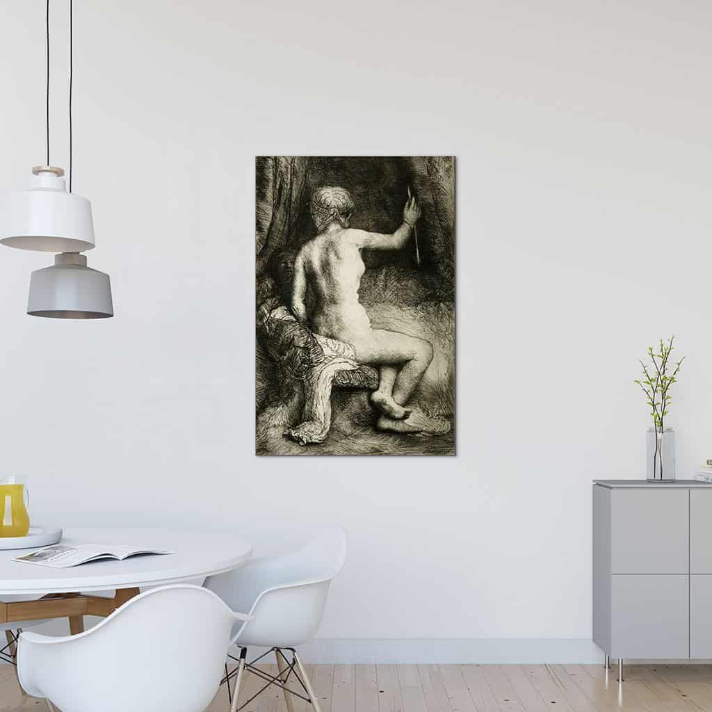 De vrouw met de pijl - Rembrandt